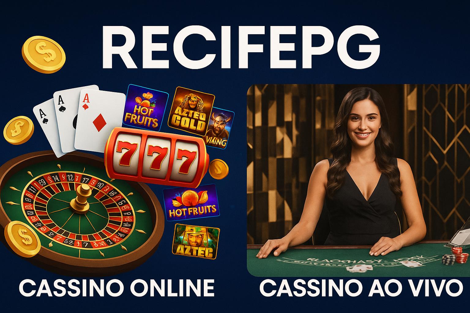 O RECIFEPG Live Casino lança promoções regularmente