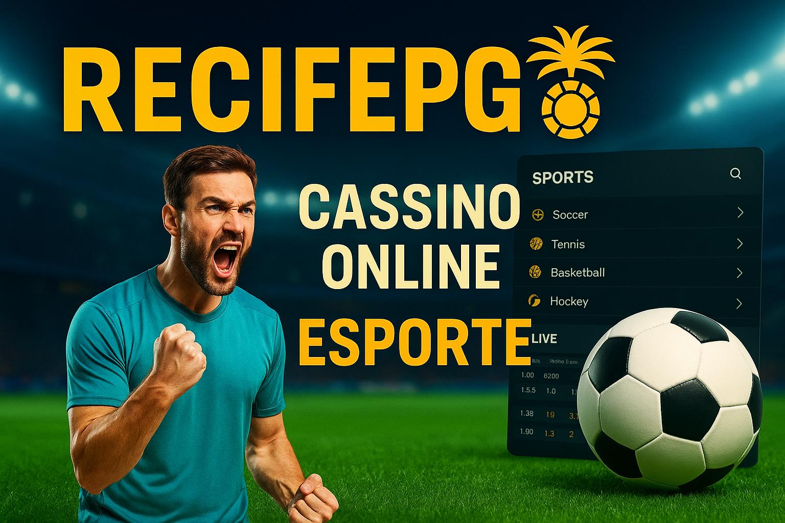Aposte em apostas esportivas no cassino online RECIFEPG
